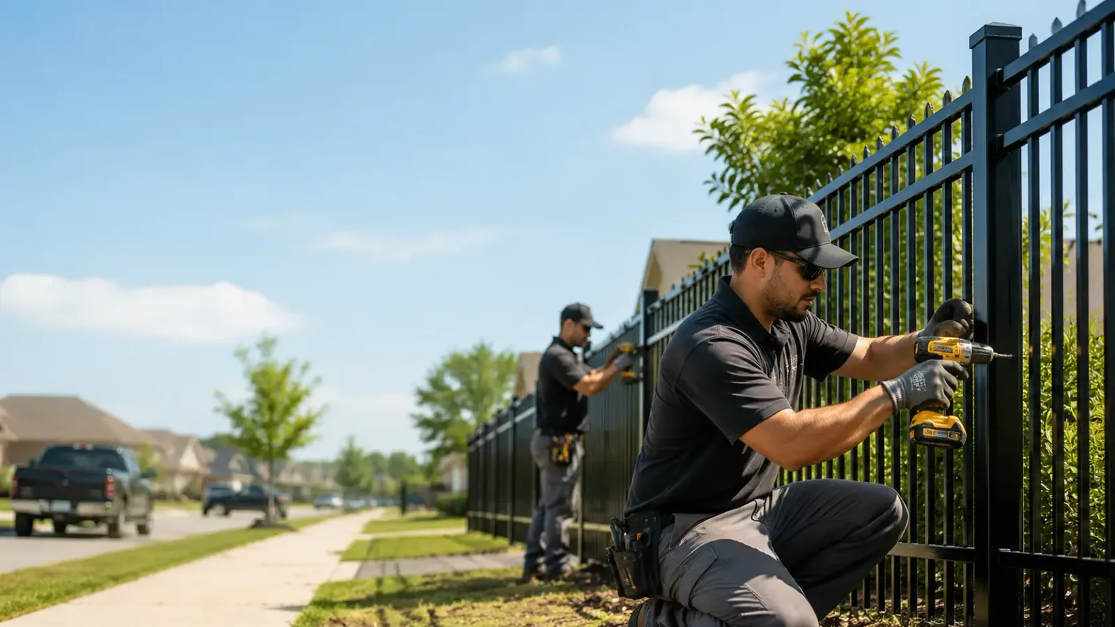 Metal Fence Installation in Collierville, TN